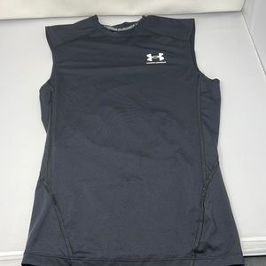 Under Armour Black Sleeveless Workout Athletic Tank Top L